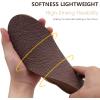 imageKuaiLu Womens Fashion Flip Flops Ladies Lightweight Summer Beach Yoga Mat Thong Sandals with Comfortable Arch SupportShiny Brown
