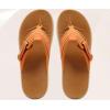 imageKuaiLu Womens Orthotic Cushion Flip Flops Sport Recovery Walking Sandals for Women with Comfortable Arch Support  Adjustable Flatform Slip On Indoor Outdoor For Summer CasualOrange Khaki