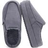 imageKuaiLu Womens Clog Slippers Cozy Warm Plush Lined With Arch Support Suede Faux Fur House ladies Bedroom Slippers Comfortable Memory Foam Slipon Womans Home ShoesGrey