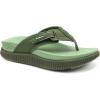 imageKuaiLu Womens Orthotic Cushion Flip Flops Sport Recovery Walking Sandals for Women with Comfortable Arch Support  Adjustable Flatform Slip On Indoor Outdoor For Summer CasualGreen