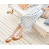 imageKuaiLu Womens Flip Flops With Arch Support Comfortable Yoga Mat Cushion Thong Leather Sandals for Ladies Fashion Slip On Summer Beach Walking Slides Indoor Outdoor Travel Orthotic SlippersKhaki White