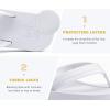 imageKuaiLu Womens Arch Support Flip Flops Ladies Comfort Lightweight Soft Yoga Mat Cushion Walking Thong SandalsAll White