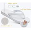 imageKuaiLu Womens Arch Support Flip Flops Ladies Comfort Lightweight Soft Yoga Mat Cushion Walking Thong SandalsAll White