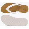 imageKuaiLu Womens Arch Support Flip Flops Ladies Comfort Lightweight Soft Yoga Mat Cushion Walking Thong SandalsWhite Khaki