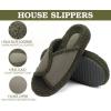 imageKUAILU Women Cozy Slippers Comfortable Suede Faux Fluff Warm Sherpa Lining House slippers for ladies Bedroom Memory Foam Cushioned Orthotic Open Toe Slides Thick Hard Sole IndoorampampOutdoor US Size 511Greenchoose One Size Up