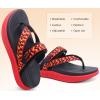 imageKuaiLu Womens Orthopedic Flip Flops With Arch Support Adjustable Thick Athletic Cushion Recovery Walking Sandals For Woman Ladies Fashion Comfortable FlipFlop Slides Water Resistant ampamp LightweightRed Black