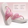 imageKuaiLu Womens Orthopedic Flip Flops With Arch Support Adjustable Thick Athletic Cushion Recovery Walking Sandals For Woman Ladies Fashion Comfortable FlipFlop Slides Water Resistant ampamp LightweightPink White