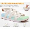 imageKuaiLu Womens Fashion Orthopedic Walking Sandals for Women 2025 Arch Support Sandles Comfort Plantar Fasciitis Recovery Cushion Summer Travel Outdoor Hiking Open Toe Water Shoes Woman Size US511White