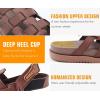 imageKuaiLu Womens Fashion Orthopedic Walking Sandals for Women 2025 Arch Support Sandles Comfort Plantar Fasciitis Recovery Cushion Summer Travel Outdoor Hiking Open Toe Water Shoes Woman Size US511Brown
