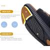 imageKuaiLu Womens Fashion Orthotic Slides Ladies Athletic Thick Cushion Recovery Sandals Adjustable Strap Slip On Walking Sandles With Comfortable Plantar Fasciitis Arch SupportBlack Khaki