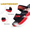 imageKuaiLu Womens Fashion Orthotic Slides Ladies Athletic Thick Cushion Recovery Sandals Adjustable Strap Slip On Walking Sandles With Comfortable Plantar Fasciitis Arch SupportBlackRed