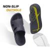 imageKuaiLu womens Womens Orthopedic Slides SandalsBlack