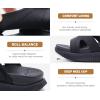 imageKuaiLu womens Womens Orthopedic Slides SandalsBlack