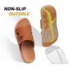 imageKuaiLu womens Womens Orthopedic Slides SandalsBrown