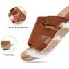 imageKuaiLu womens Womens Orthopedic Slides SandalsBrown