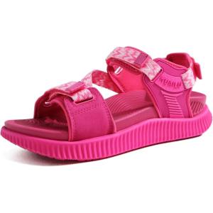 imageKuaiLu Womens Orthopedic Walking Sandals Recovery Sport Outdoor Hiking Water Sandles Thick Athletic Cushion Adjustable Leather Strap Sandals with Comfortable Plantar Fasciitis Arch SupportRose Red