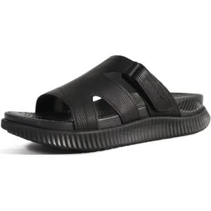 imageKuaiLu womens Womens Orthopedic Slides SandalsBlack