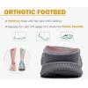 imageKuaiLu Womens Orthopedic Walking Sandals with Comfortable Arch Support Recovery Sport Relief Plantar Fasciitis Summer Outdoor Hiking Adjustable Strap Platform Cushion ShoesGrey