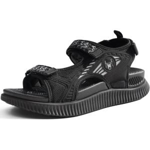 imageKuaiLu Womens Orthopedic Walking Sandals with Comfortable Arch Support Recovery Sport Relief Plantar Fasciitis Summer Outdoor Hiking Adjustable Strap Platform Cushion ShoesAll Black