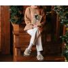 imageKuaiLu Womens Orthotic Sandals Comfortable Arch Support Faux Fur Sandal Slippers Casual Summer Adjustable Cushion Slides Slip On Indoor Outdoor House Shoes  Ultrasoft Comfort Fit FootbedBeige White