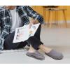 imageKuaiLu Mens Clog Slippers with Arch Support Suede Faux Fur Memory Foam Warm House Shoes Comfortable Slipon Mans Bedroom Indoor Outdoor Slippers Rubber SoleGrey