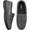 imageKuaiLu Mens Slippers Orthopedic Arch Support House Slippers with Cozy Memory Foam for Indoor Outdoor Grey Size 10