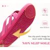 imageKuaiLu Womens Dressy Orthotic Flip Flops Trendy Comfortable Cushion Recovery Walking Criss Cross Thong Sandals Lightweight Yoga Foam Summer Slides with Plantar Fasciitis Arch SupportRose Red
