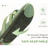 imageKuaiLu Womens Dressy Orthotic Flip Flops Trendy Comfortable Cushion Recovery Walking Criss Cross Thong Sandals Lightweight Yoga Foam Summer Slides with Plantar Fasciitis Arch SupportGreen