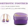 imageKuaiLu Womens Dressy Orthotic Flip Flops Trendy Comfortable Cushion Recovery Walking Criss Cross Thong Sandals Lightweight Yoga Foam Summer Slides with Plantar Fasciitis Arch SupportPurple