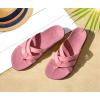 imageKuaiLu Womens Dressy Orthotic Flip Flops Trendy Comfortable Cushion Recovery Walking Criss Cross Thong Sandals Lightweight Yoga Foam Summer Slides with Plantar Fasciitis Arch SupportPink