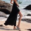 imageWomens Comfy Slide Sandals Ladies Fashion Slip On Cork SandalsGrey