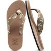 imageWomens Comfy Slide Sandals Ladies Fashion Slip On Cork SandalsLight Brown