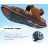 imageKuaiLu Mens Hiking Sandals With Arch Support Sport Recovery Athletic Walking Sandals For Man Outdoor Summer Casual Thick Cushion Beach Water Fisherman Sandal Size 715