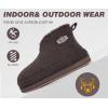 imageKuaiLu Mens House Slippers Booties Cozy Memory Foam Boots Warm Plush Lining Winter Felt Home Bedroom Slipper Socks Indoor Outdoor NonSlip ShoesReddish Brown