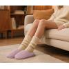 imageKuaiLu Womens Supportive Memory Foam Slippers Felt Fuzzy Lined Heel Cushion Lightweight House Shoes for Indoor OutdoorPink