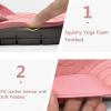 imageKuaiLu Womens Casual Flip Flops Comfortable Yoga Mat Arch Support Memory Foam Comfort Cushion Summer Beach Pool Slip on Walking Thong Sandals Ladies Orthotic Recovery Plantar Fasciitis Pink 7
