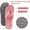 imageKuaiLu Womens Casual Flip Flops Comfortable Yoga Mat Arch Support Memory Foam Comfort Cushion Summer Beach Pool Slip on Walking Thong Sandals Ladies Orthotic Recovery Plantar Fasciitis Pink 6