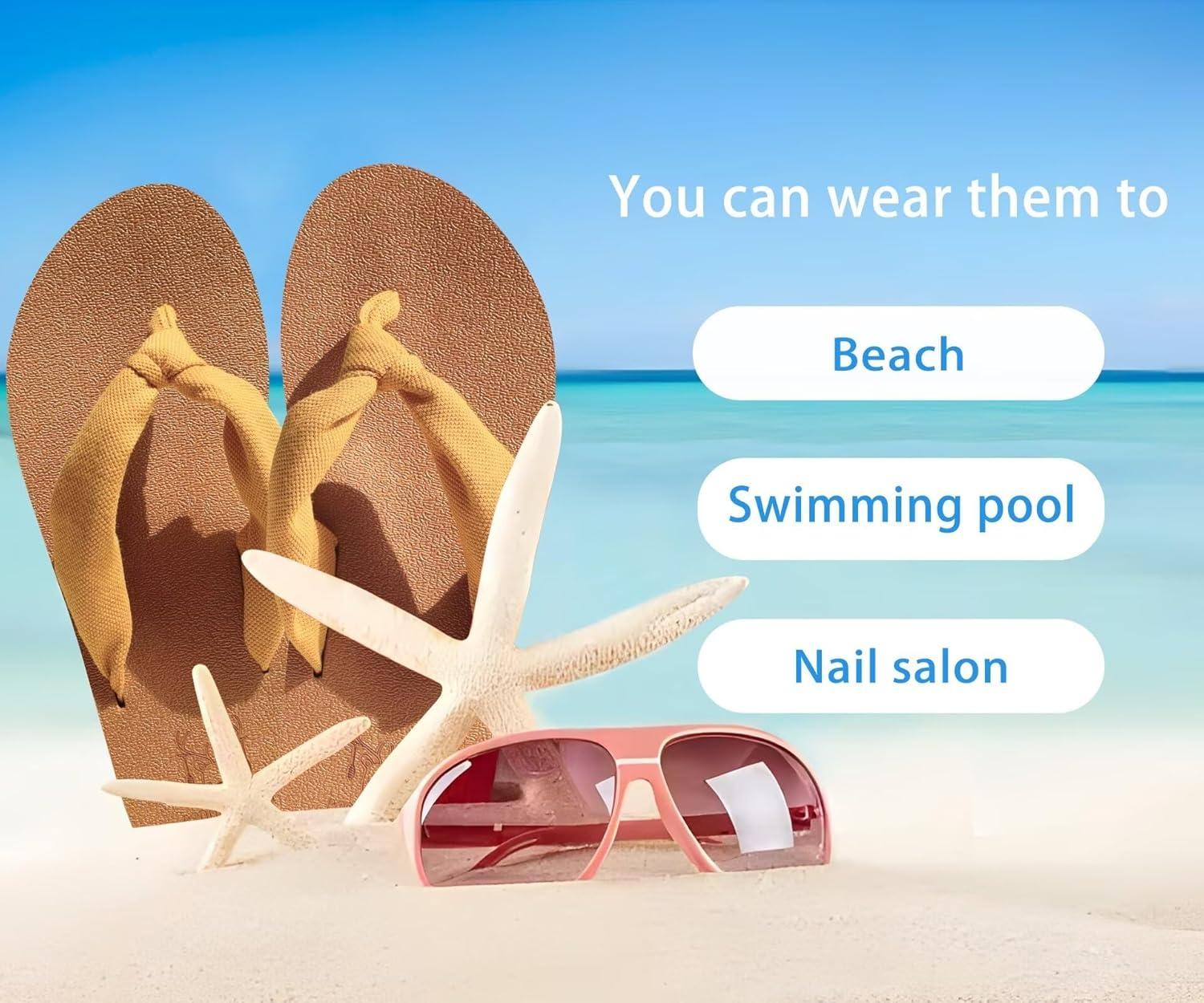 imageKuaiLu Womens Dressy Sandals Arch Support Yoga Mat Walking Cross Slides Ladies Slip on Orthotic Travel Outfits Slippers Cushion ComfortableKhaki