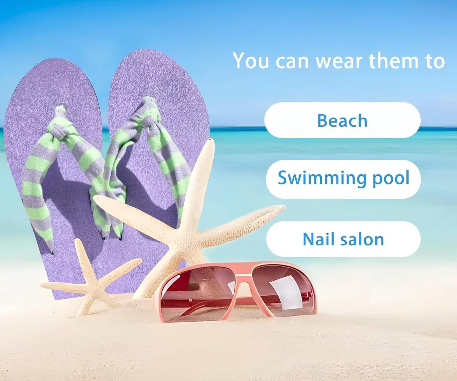 imageKuaiLu Womens Dressy Sandals Arch Support Yoga Mat Walking Cross Slides Ladies Slip on Orthotic Travel Outfits Slippers Cushion ComfortablePurple Green