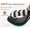 imageKuaiLu Womens Dressy Sandals Arch Support Yoga Mat Walking Cross Slides Ladies Slip on Orthotic Travel Outfits Slippers Cushion ComfortableBlack White
