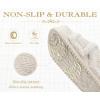 imageKuaiLu Womens Chic Furry Platform Slippers Fuzzy Teddy Fleece Cross Band Open Toe Sandals with Comfortable Arch Support Slip on House Shoes Indoor OutdoorSnow White