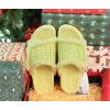 imageKuaiLu Cushion Slippers For Women with Orthotic Arch Support Wide Adjustable Open Toe Furry Fur Sandals Warm Teddy Fleece Recovery Slides Slip On House Shoes Indoor Outdoor OutfitsBright Green