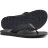 imageKuaiLu Mens Flip Flops Arch Support Comfortable Summer Beach Thong Sandals Yoga Foam Cushion Slip on SlippersBlack