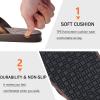 imageKuaiLu Mens Flip Flops Arch Support Comfortable Summer Beach Thong Sandals Yoga Foam Cushion Slip on SlippersWoodlike Brown