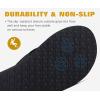 imageKuaiLu Mens Yoga Mat Leather Flip Flops with Arch Support Comfortable Cushion Walking Thong Sandals Slip On Indoor OutdoorBlack