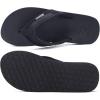 imageKuaiLu Mens Yoga Mat Leather Flip Flops with Arch Support Comfortable Cushion Walking Thong Sandals Slip On Indoor OutdoorFerrous