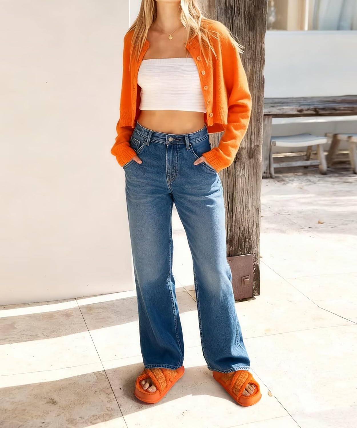 imageKuaiLu Womens Chic Furry Platform Slippers Fuzzy Teddy Fleece Cross Band Open Toe Sandals with Comfortable Arch Support Slip on House Shoes Indoor OutdoorVibrant Orange