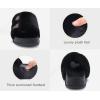 imageKuaiLu Womens Orthotic Slippers With Arch Support Soft Cushion Sandal Slippers for Woman Ladies Fashion Open Toe Faux Fur Platform Slipper Indoor Outdoor 612Black