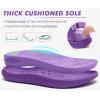 imageKuaiLu Womens Orthopedic Walking Sandals Arch Support Recovery Sport Outdoor Hiking Water Sandles Thick Athletic Cushion Comfortable Plantar Fasciitis Adjustable Sandals US612Purple
