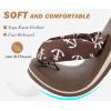 imageKuaiLu Flip Flops Women Yoga Foam Ladies Comfort Arch Support Summer Beach Casual Thong SandalsBrown